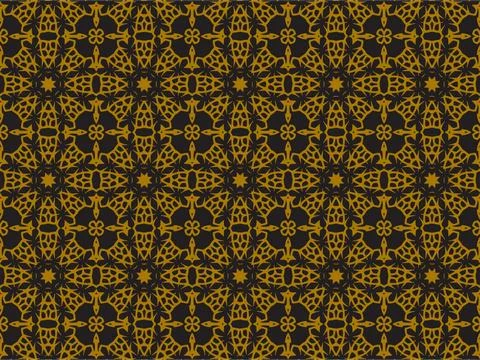 Pattern Gold Stock Illustration