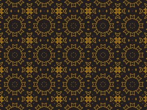 Pattern Gold Stock Illustration