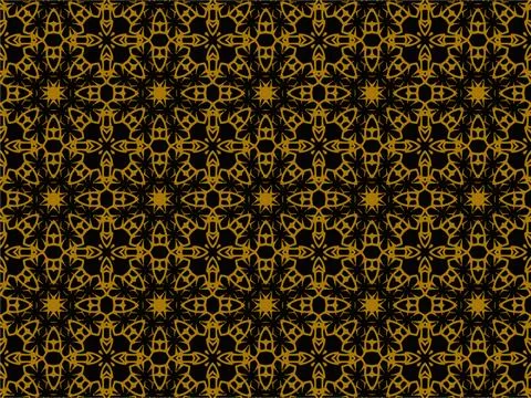 Pattern Gold Stock Illustration