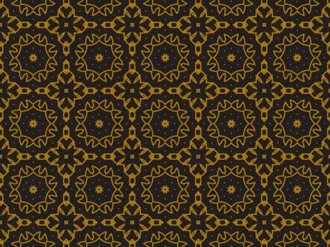 Pattern Gold Stock Illustration