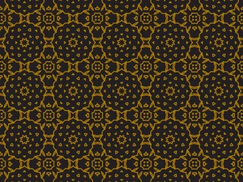 Pattern Gold Illustrazione stock