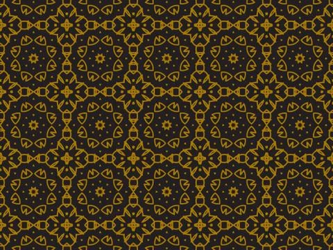 Pattern Gold Stock Illustration