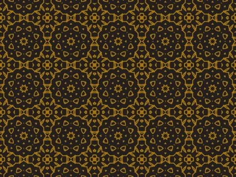 Pattern Gold Illustrazione stock