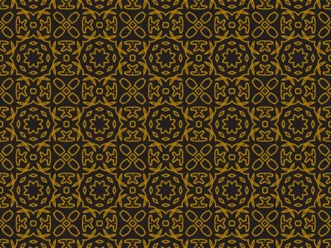 Pattern Gold Stock Illustration