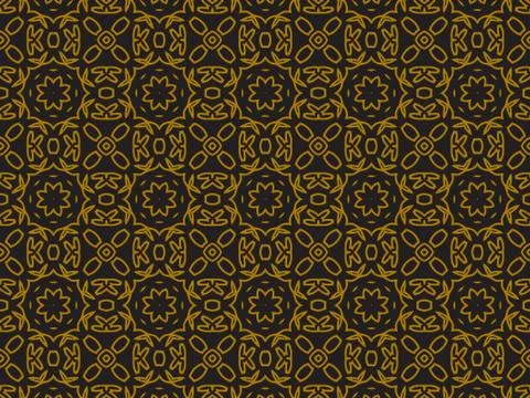 Pattern Gold Stock Illustration