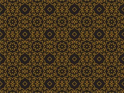 Pattern Gold Stock Illustration
