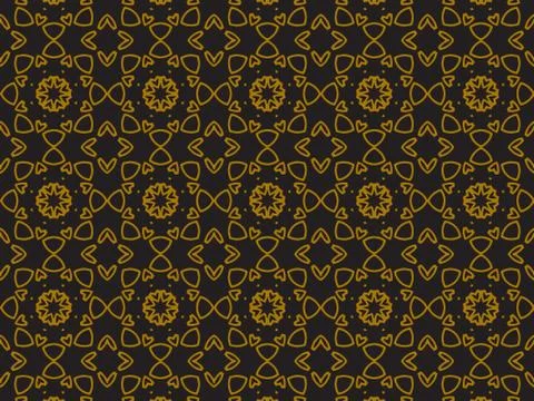 Pattern Gold Stock Illustration