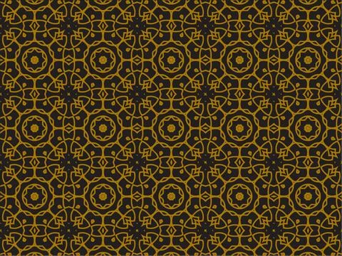 Pattern Gold Stock Illustration