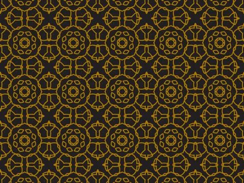 Pattern Gold Stock Illustration