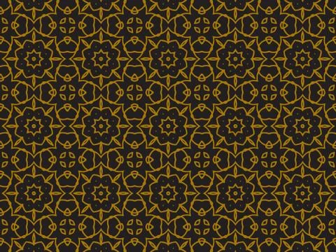 Pattern Gold Stock Illustration