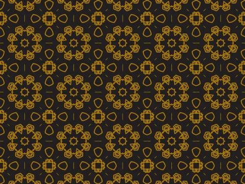 Pattern Gold Stock Illustration