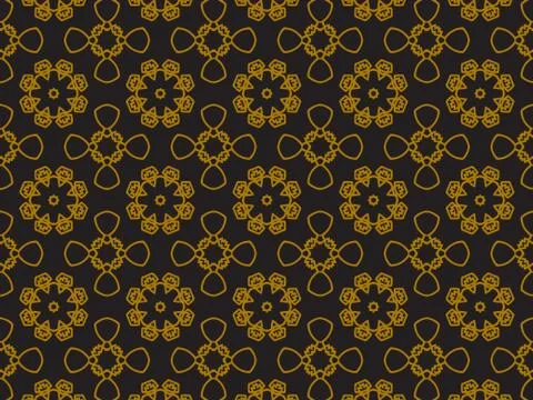 Pattern Gold Stock Illustration