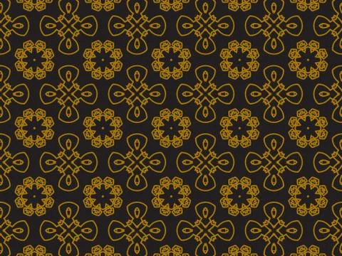 Pattern Gold Stock Illustration