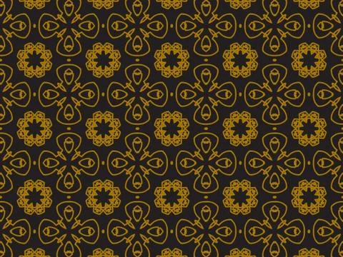 Pattern Gold Stock Illustration