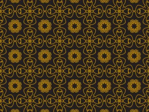 Pattern Gold Stock Illustration