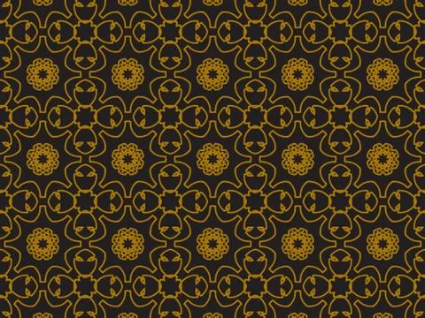 Pattern Gold Stock Illustration