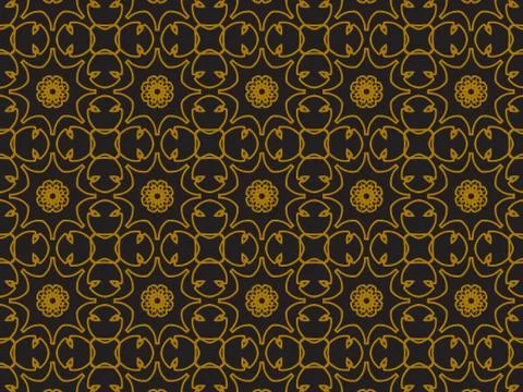 Pattern Gold Stock Illustration