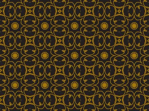 Pattern Gold Illustrazione stock