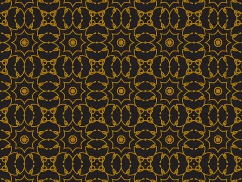 Pattern Gold Stock Illustration