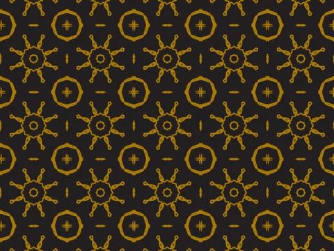 Pattern Gold Stock Illustration
