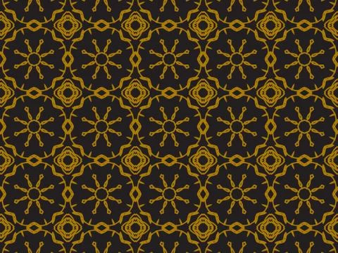 Pattern Gold Stock Illustration