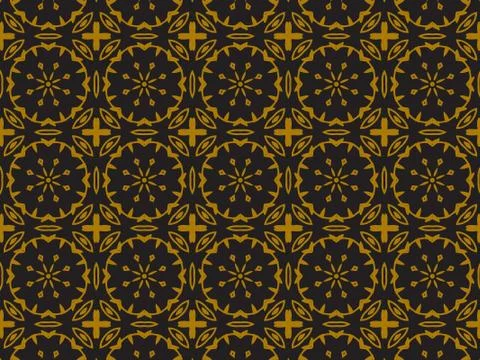 Pattern Gold Illustrazione stock