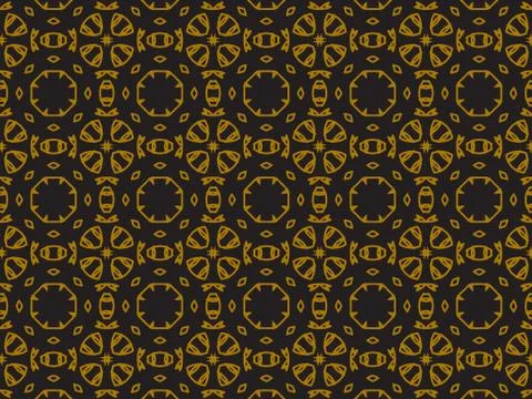 Pattern Gold Illustrazione stock