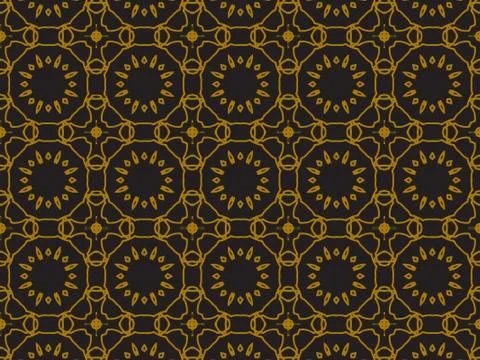 Pattern Gold Stock Illustration