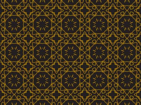 Pattern Gold Illustrazione stock