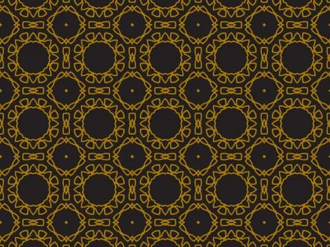 Pattern Gold Stock Illustration