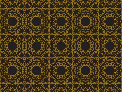 Pattern Gold Stock Illustration