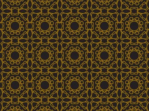 Pattern Gold Stock Illustration
