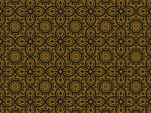 Pattern Gold Stock Illustration