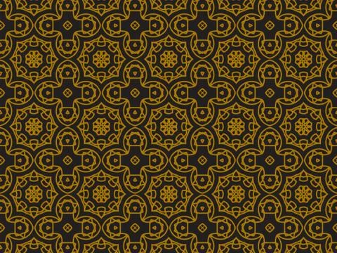 Pattern Gold Stock Illustration