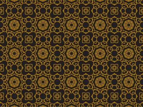Pattern Gold Stock Illustration