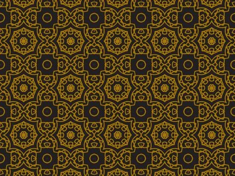 Pattern Gold Stock Illustration
