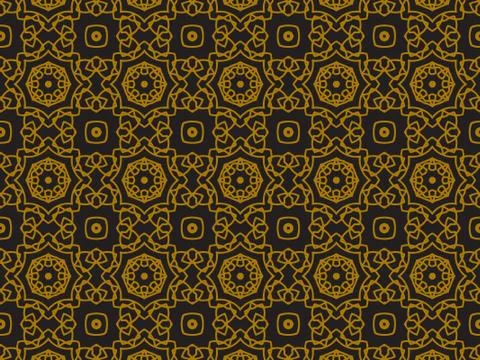 Pattern Gold Stock Illustration