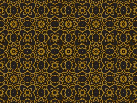 Pattern Gold Stock Illustration