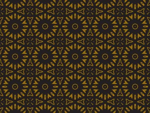 Pattern Gold Stock Illustration