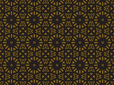 Pattern Gold Stock Illustration