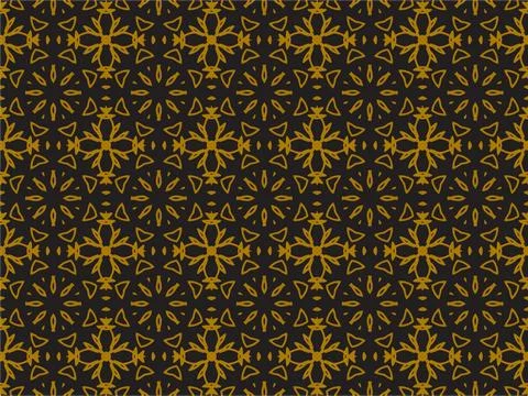 Pattern Gold Stock Illustration