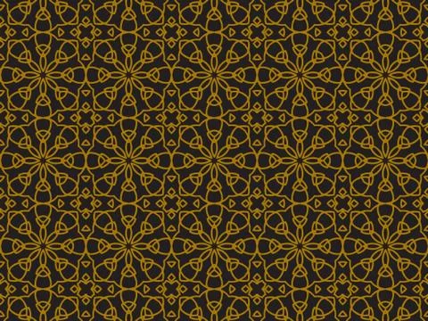 Pattern Gold Stock Illustration