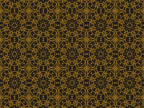 Pattern Gold Stock Illustration