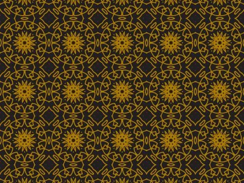 Pattern Gold Stock Illustration