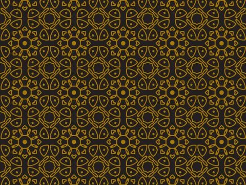 Pattern Gold Stock Illustration
