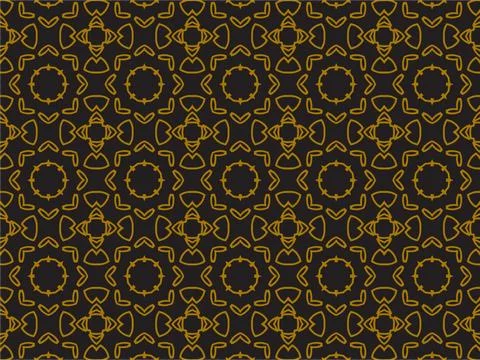 Pattern Gold Stock Illustration