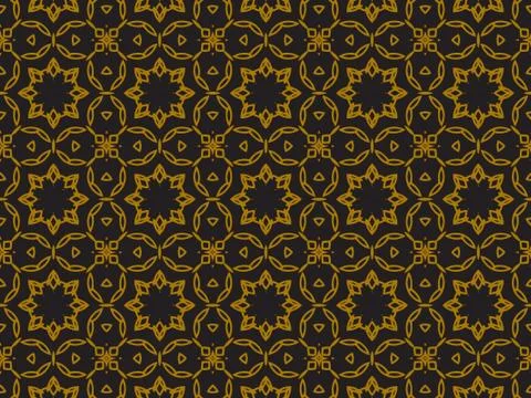 Pattern Gold Illustrazione stock