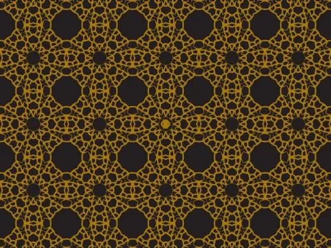 Pattern Gold Stock Illustration