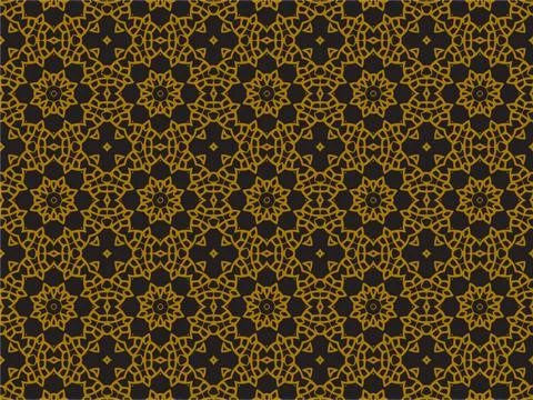 Pattern Gold Stock Illustration