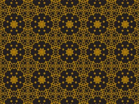 Pattern Gold Stock Illustration